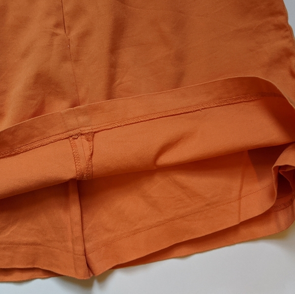 Y2K MetroStyle Bright Orange Fitted Funky Skort 10 - Picture 4 of 9